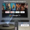 Dangbei Atom Proyector 1200 Lúmenes, Netflix Oficial, 1080p, WiFi y Bluetooth.