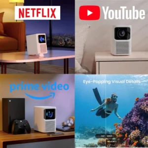 Emotn N1 Proyector Full HD con 500 lúmenes y licencia oficial Netflix