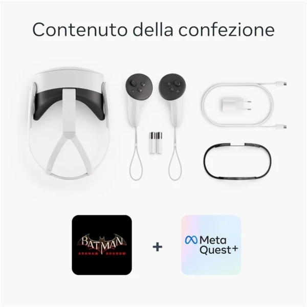 Meta Quest 3s 256GB + Juego Batman Arkham Gafas Realidad Virtual