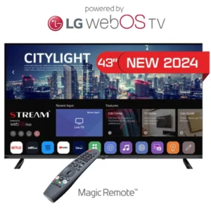 Televisor 43" STREAM SYSTEM Full HD Smart Tv LG WEB OS+ Magic Remote