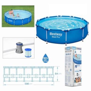 PISCINA + BOMBA FILTRO 366CM DIÁMETRO X H76CM BESTWAY