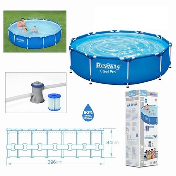 47696-thickbox_default PISCINA + BOMBA FILTRO 366CM DIÁMETRO X H76CM BESTWAY