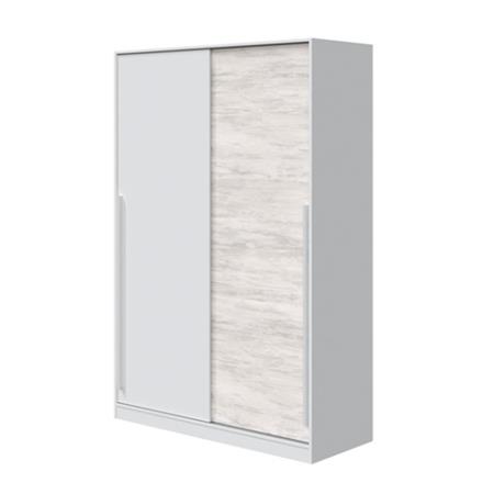 ARMARIO 2P CORREDERAS 200x120x50 CM BLANCO ARTIK