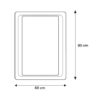 ESPEJO DE BAÑO LED 60X80 CM SERIE ZURICH BENOTTI