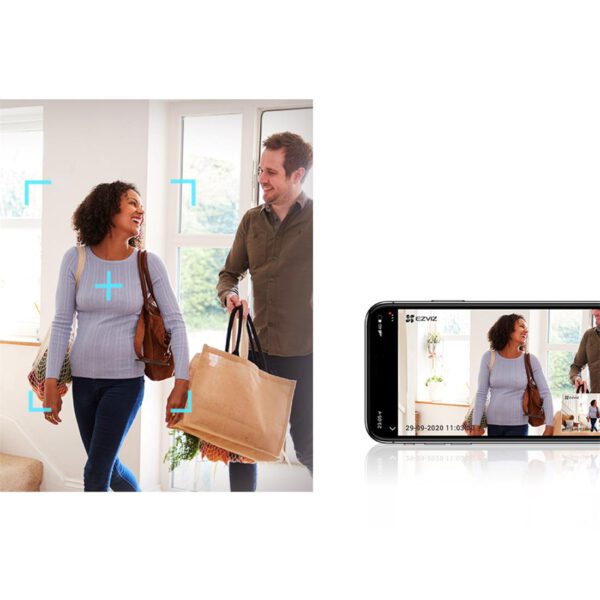 Ezviz E6 3K Cámara de Seguridad Interio r360º Wifi con detección de mascotas