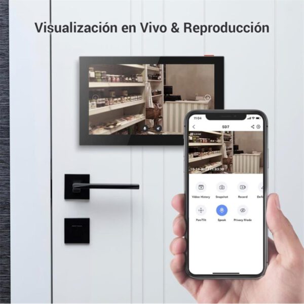 Ezviz SD7 Monitor Tactil 7" para Videoporteros Recargable