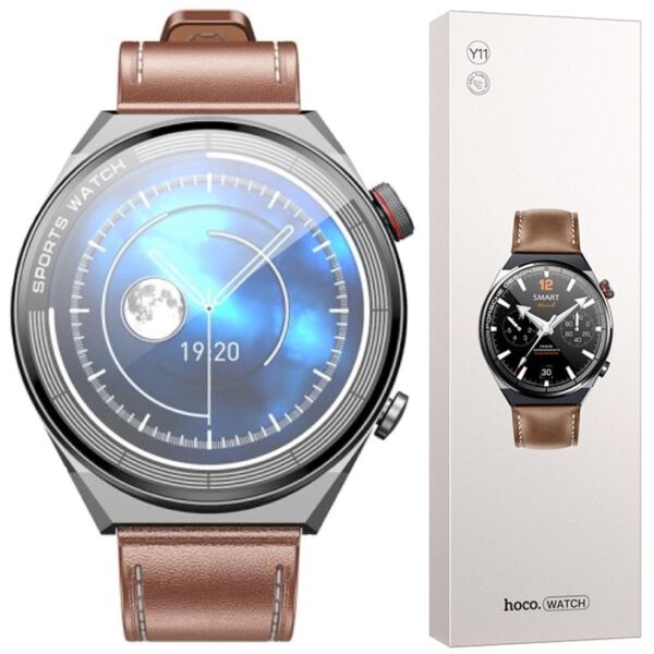 Hoco Y11 Smartwatch con llamadas Gris / Marrón