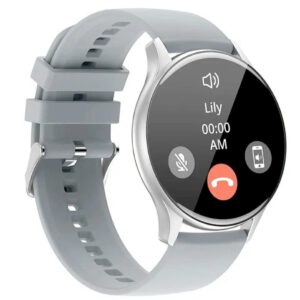 Hoco Y15 Smartwatch Bluetooth con Llamadas y Pantalla Amoled de 1.43"- Plata