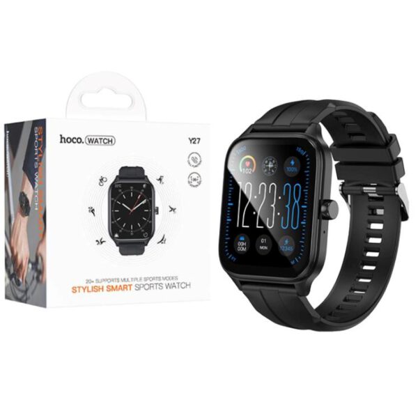 Hoco Y27 Smartwatch 1.95" con llamadas Bluetooth Negro