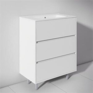 MUEBLE BAÑO BLANCO SERIE TOSCANA 80X46X85CM BENOTTI