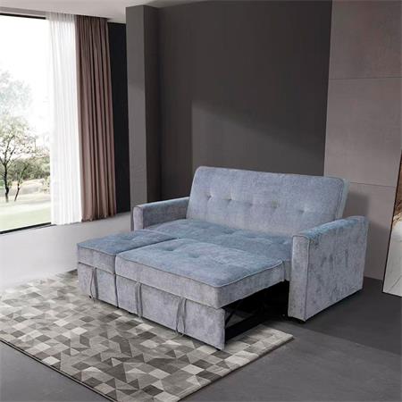 SOFÁ CAMA GRIS 2 ASIENTOS MOMI 182X88X94 CM