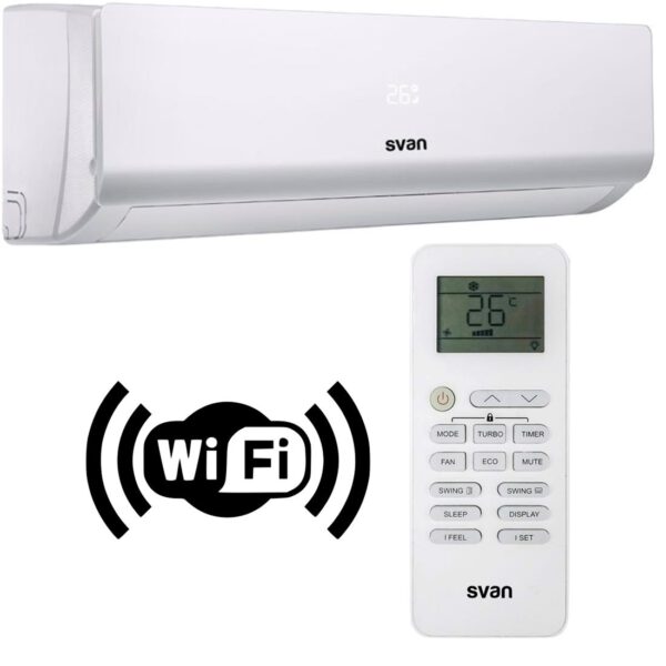 Svan SAAS2400W Aire Acondicionado Split 2400BTU A++ A Display Wifi