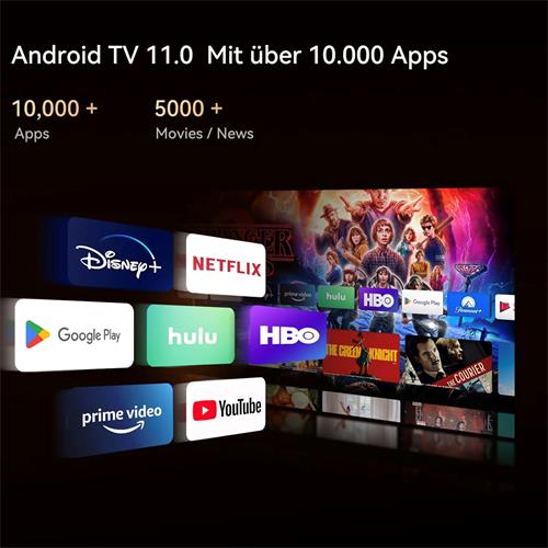 Wanbo Mozart 1 Pro Proyector 1080p, 900 Lúmenes, Android TV 11.0 y WIFI