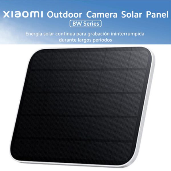 Xiaomi Panel Solar para Cámaras De Vigilancia 5W, Cable USB-C 3m