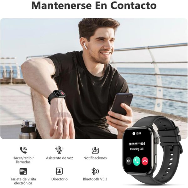 Blackview R60 Smartwatch 1.96" Amoled con llamadas Bluetooth Negro