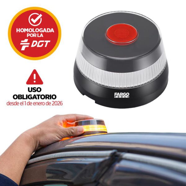 LUZ DE EMERGENCIA V16 HOMOLOGADA GEOLOCALIZABLE FARGO TOOLS