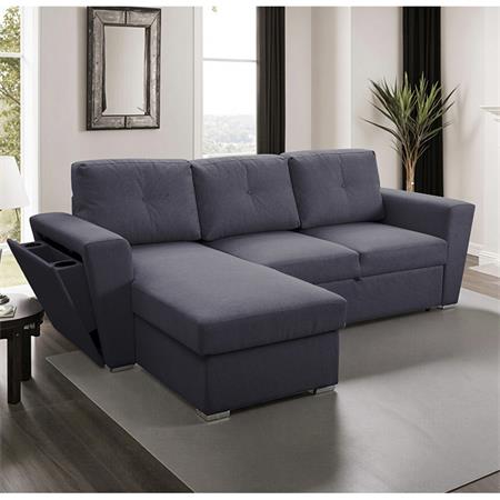 SOFÁ CAMA CHAISE LONGUE REVERSIBLE MOMI 243X158X91 CM