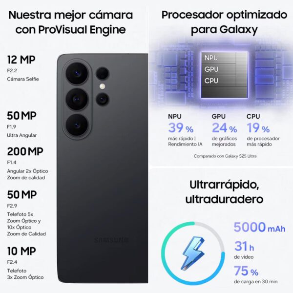 Samsung Galaxy S26 Ultra 5G 16GB 1TB Black