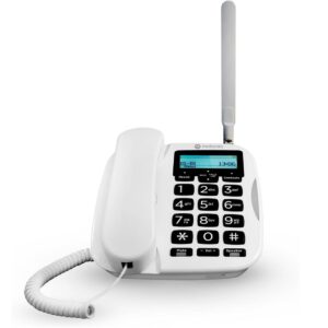 Motorola FW500 Teléfono de Sobremesa con 4G y Línea FIja, Batería 8 Horas