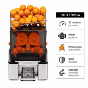 EXPRIMIDOR DE NARANJA INDUSTRIAL AUTOMATICO LARRYHOUSE 250W